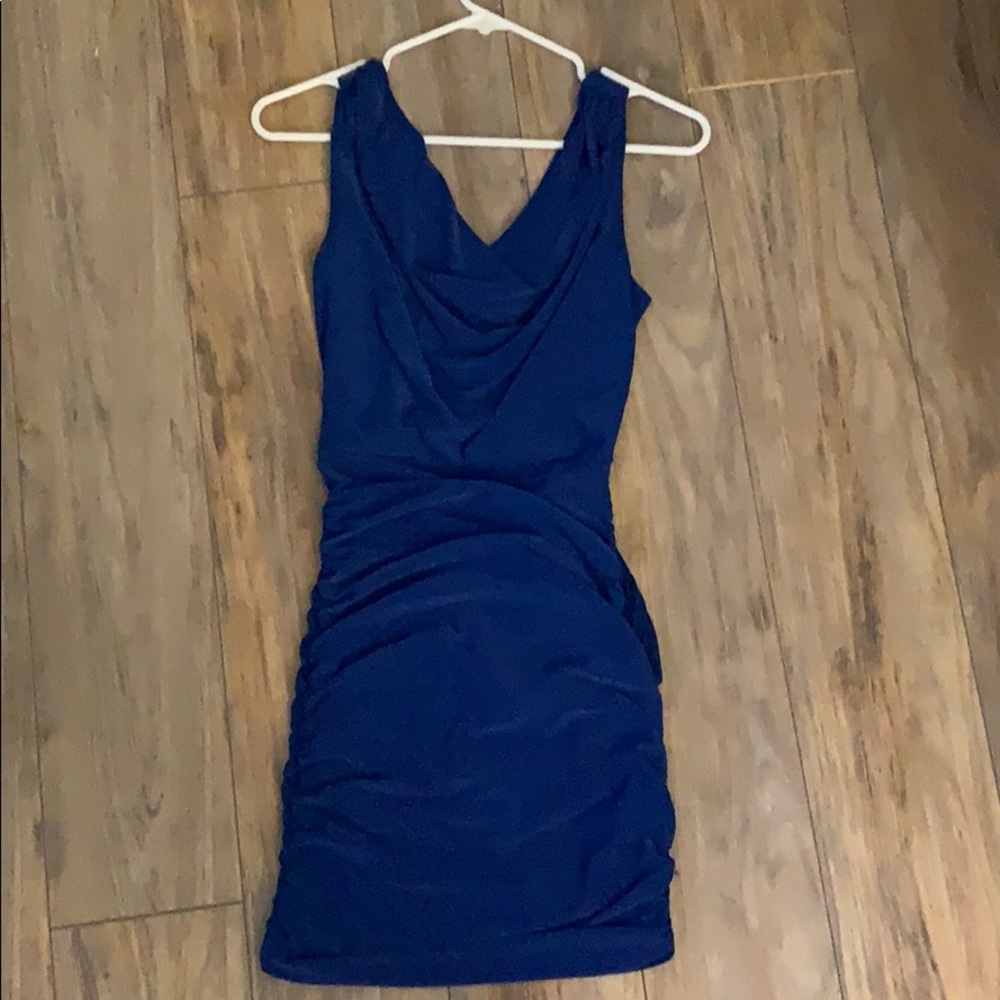 Blue dress